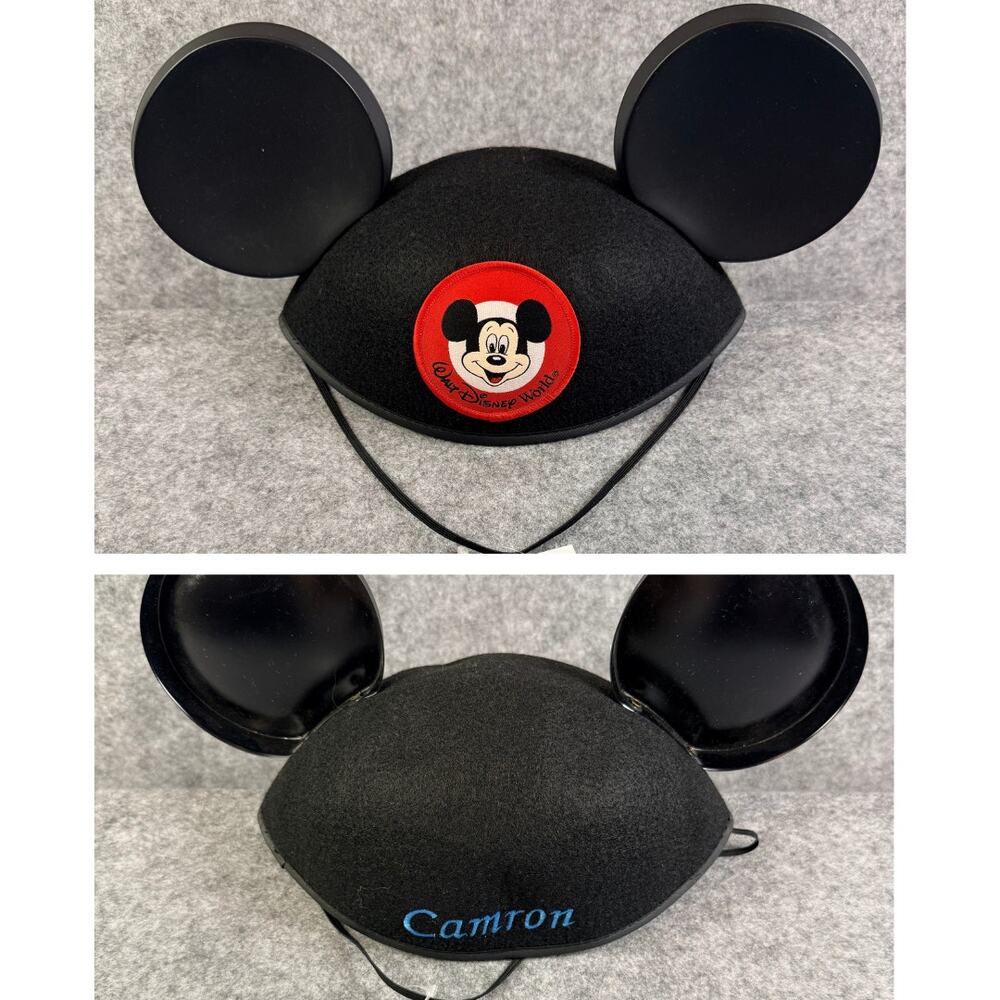 Disney Parks Mickey Mouse Club Ear Hat Personalized Camron WDW Mouseketeer NWT
